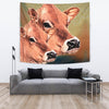 Jersey Cattle (Cow) Print Tapestry