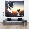 Lovely Boston Terrier Print Tapestry