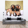 Dachshund Dog Print Tapestry