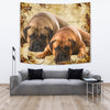 Bullmastiff Dog Print On Tapestry