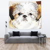 Cute Shih Tzu Dog Print Tapestry