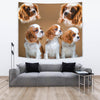 Cute Cavalier King Charles Spaniel Print Tapestry