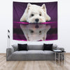 Cute West Highland White Terrier (Westie) Dog Print Tapestry