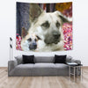 Cute Chinook Dog Print Tapestry