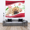 Shar Pei Dog Print Tapestry