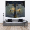 Amazing Hokkaido Dog Print Tapestry