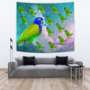 Blue Headed Parrot Print Tapestry