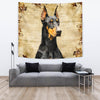 Lovely Doberman Pinscher Print Tapestry