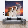 English Foxhound Dog Print Tapestry