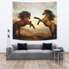 Wild Horse Painting Print Tapestry