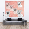 Yorkshire Terrier Dog Sketch Print Tapestry