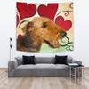 Airedale Terrier Print Tapestry