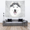 Amazing Siberian Husky Print Tapestry