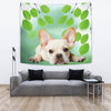 French Bulldog On Green Print Tapestry