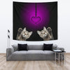 Dragon Li Cat Print Tapestry