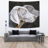 Weimaraner Dog Watercolor Art Print Tapestry