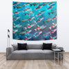 Neon Tetra Fish Print Tapestry