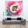 Amazing American Shorthair Cat Print Tapestry