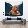 Bloodhound Dog Print Tapestry