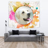 Colorful Labrador Retriever Print Tapestry