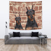 Miniature Pinscher Dog Print Tapestry