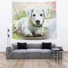 Labrador Puppy Art Print Tapestry