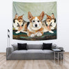 Amazing Pembroke Welsh Corgi Print Tapestry