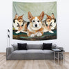 Amazing Pembroke Welsh Corgi Print Tapestry