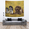 Spanish Water Dog Print Tapestry