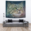 Amazing Norwegian Forest Cat Print Tapestry
