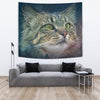 Amazing Norwegian Forest Cat Print Tapestry