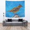 Lovely Lark Bird Print Tapestry