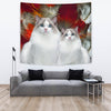 Cute Ragdoll Cat Print Tapestry