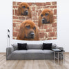 Redbone Coonhound Print Tapestry