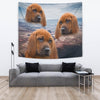 Lovely Redbone Coonhound Print Tapestry