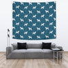 Bloodhound Dog Paws Pattern Print Tapestry