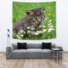 Cute American Shorthair Cat Print Tapestry