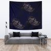 Great Dane Dog Black Print Tapestry