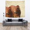 Boran cattle (Cow) Print Tapestry