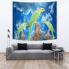 Rose Ringed Parakeet Print Tapestry