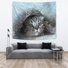 Lovely Cat Art Print Tapestry