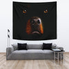 Rottweiler Dog Dark Print Tapestry