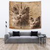 Cute British Shorthair Cat Print Tapestry