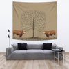 Amazing Gelbvieh Cattle (Cow) Print Tapestry