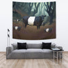 Belted Galloway Cattle (Cow) Print Tapestry