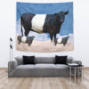 Amazing Belted Galloway Cattle (Cow) Print Tapestry