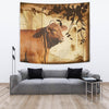 Amazing Red Brangus Cattle Print Tapestry