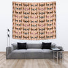 Cute Yorkie Pattern Print Tapestry