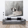 Cute Saluki Dog Print Tapestry