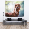 Lovely Saluki Dog Print Tapestry